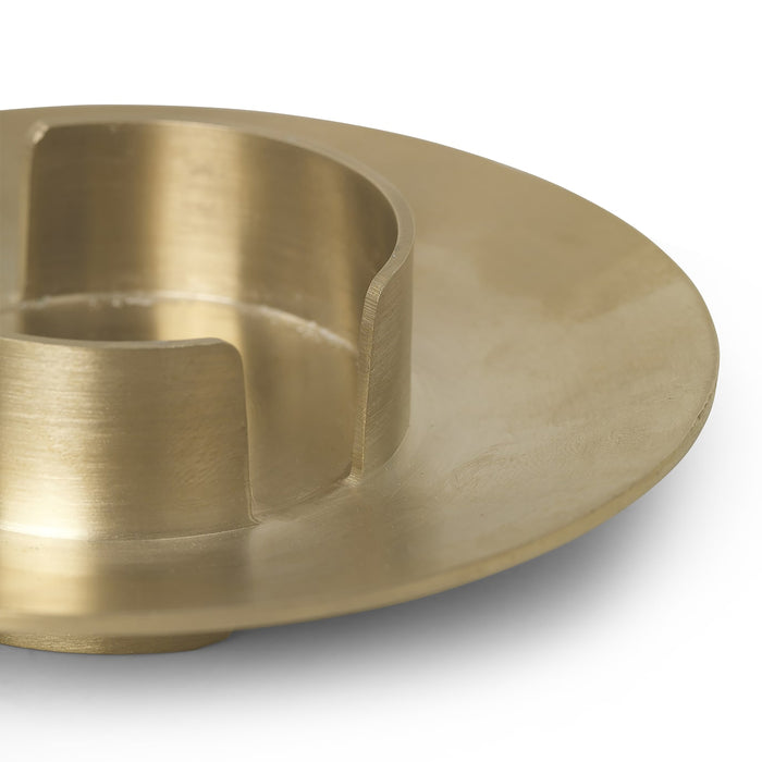 Ferm Living Block Kandelaar - Brass