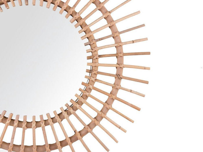 ATMOSPHERA Zon rotan spiegel - Ø 58 x Dikte 2 cm
