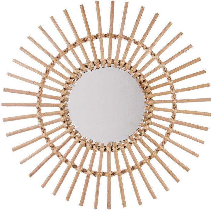 ATMOSPHERA Zon rotan spiegel - Ø 58 x Dikte 2 cm