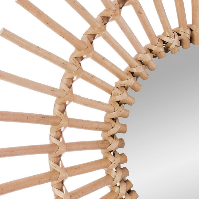 ATMOSPHERA Zon rotan spiegel - Ø 58 x Dikte 2 cm