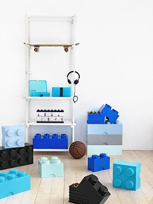 LEGO - Opbergbox Brick 8, Blauw - LEGO