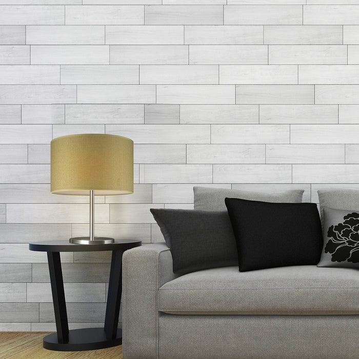 Home Sweet Home Lampenkap Canvas groen - B:35xD:35xH:21cm