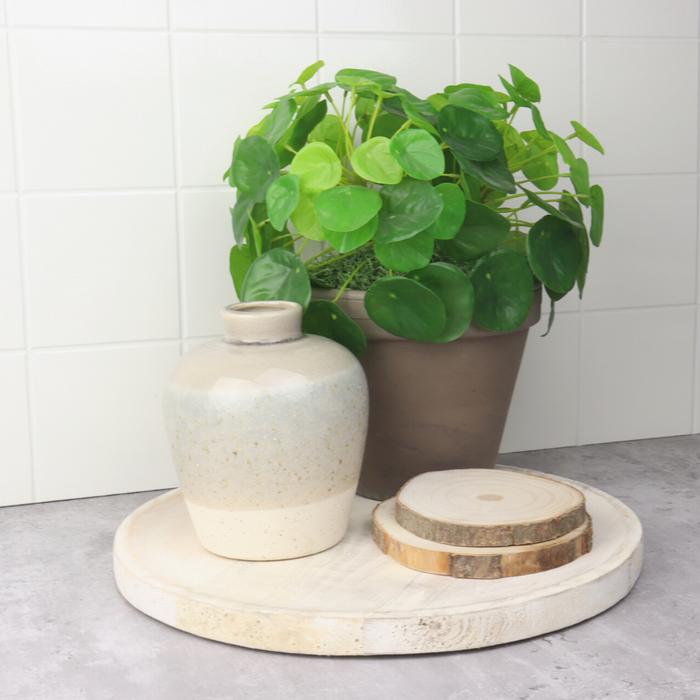 Orange85 Kaarsenplateau Decoratieschaal Plateau Dienblad 30cm Diame...