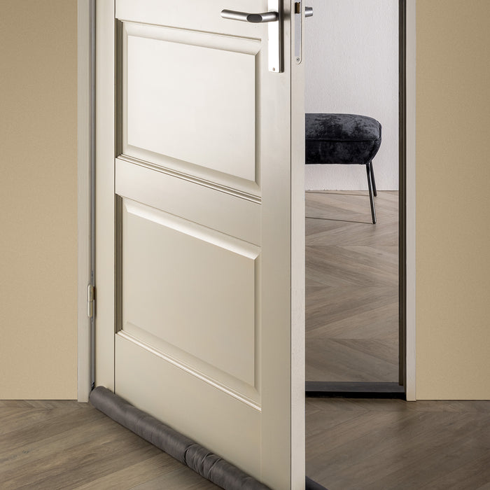 Dutch Decor tochtstopper 80x16x5cm - TITO - dubbele tochtrol antraciet