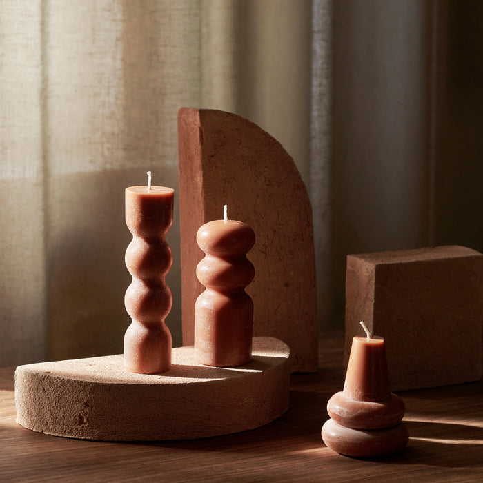 Ferm Living Torno Kaarsen - 3 st. - Amber