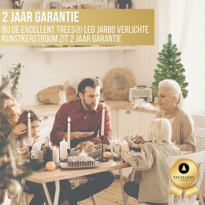 Excellent Trees® Jarbo Green 60 cm - Mini Kerstboom met 35 LED Lampen