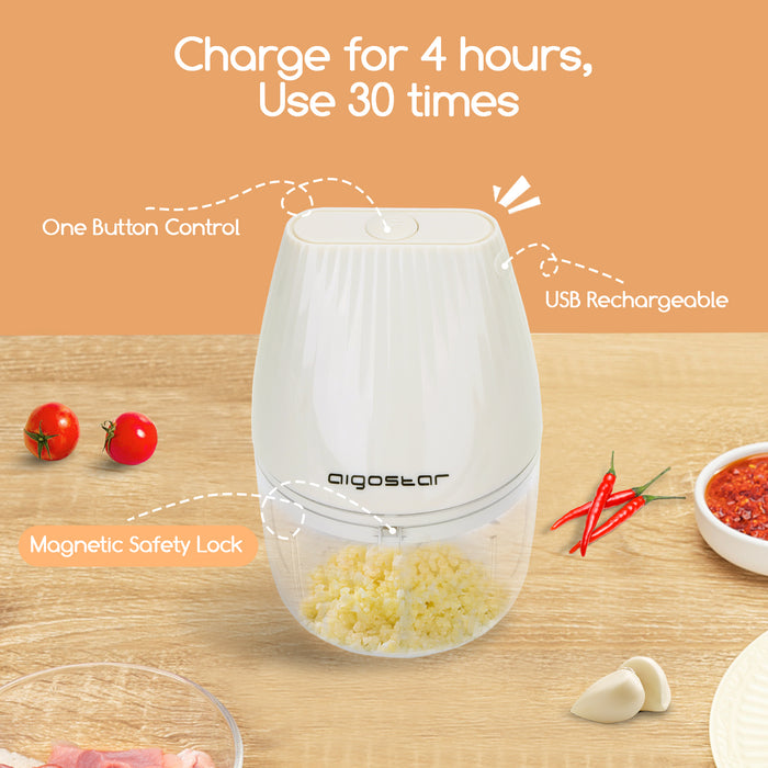 Aigostar Aimee - Electrische Chopper - Hakmolen - Mini Blender