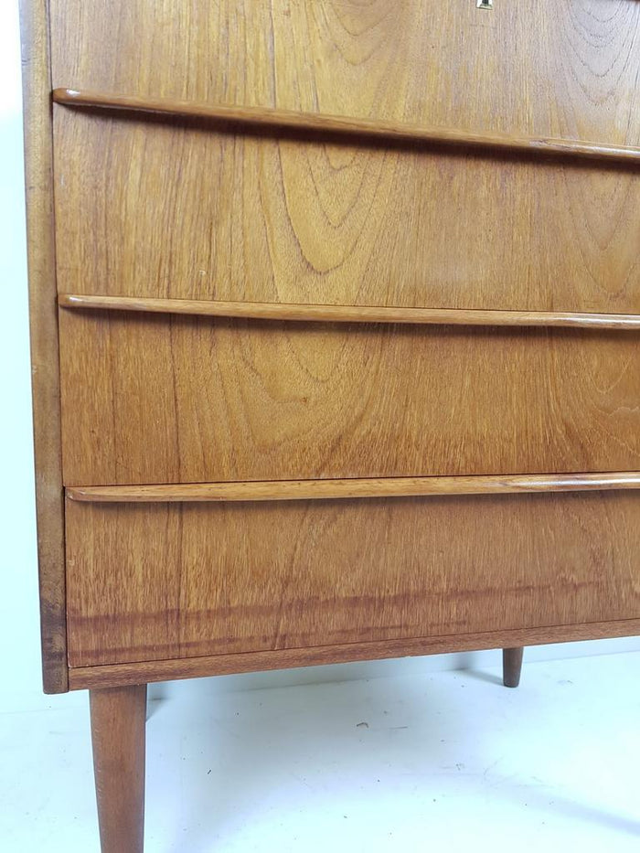 Reliving Vintage Deens Ladekastje Teak Kastje 4 Lades