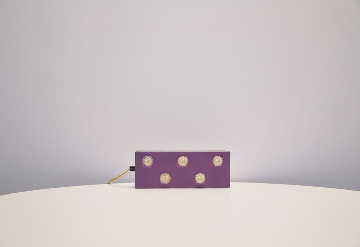 Reliving Paarse Space Age Wandlamp