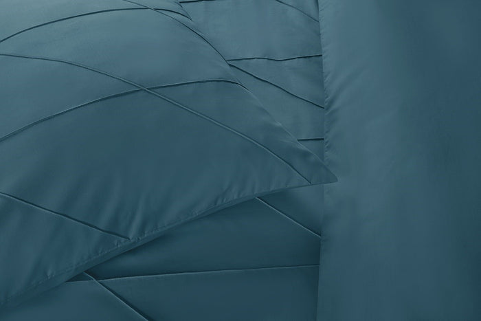 Papillon Canberra dekbedovertrek 140x200|220 cm petrol