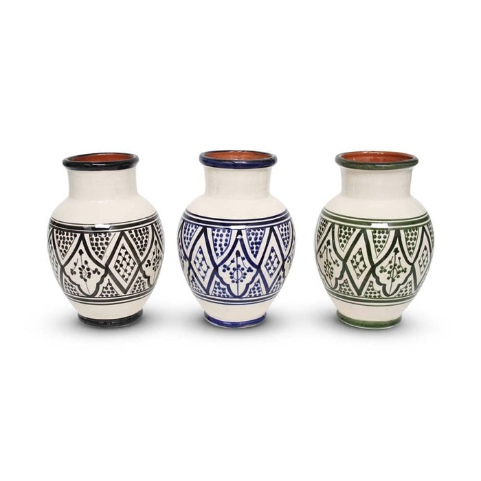 Safaary -  Vaas Blauw Nakhil Ø 19 x 26cm