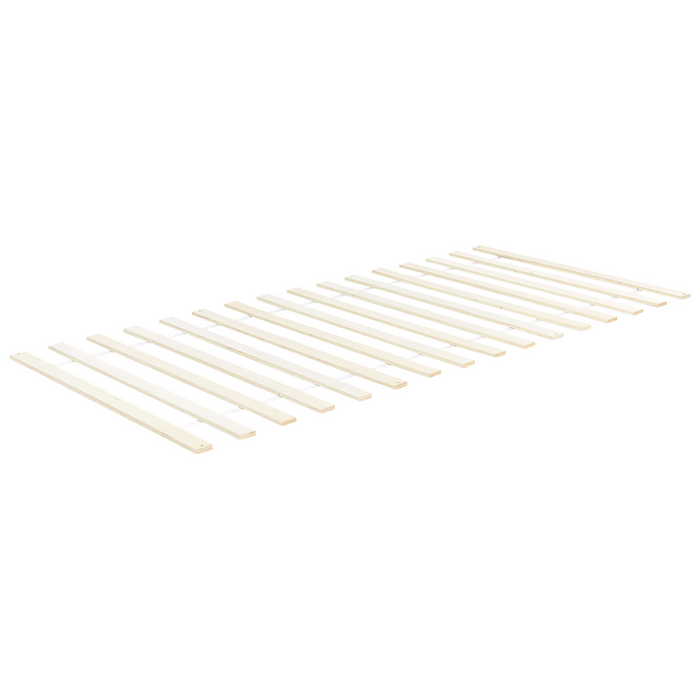 Beliani-BARRET-Eenpersoonsbed-Lichte houtkleur-90 x 200 cm-Dennenhout