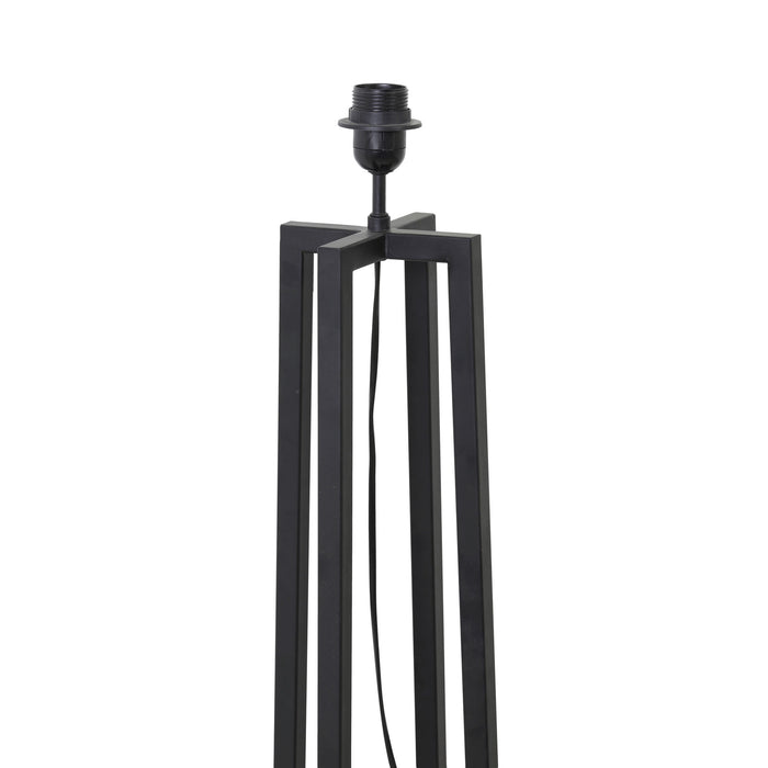 Light & Living Vloerlamp Miley - Zwart - 25x130cm