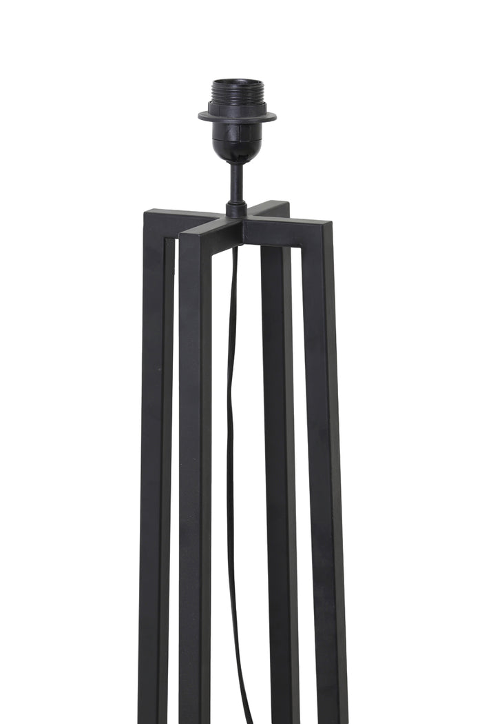 Light & Living Vloerlamp Miley - Zwart - 25x130cm