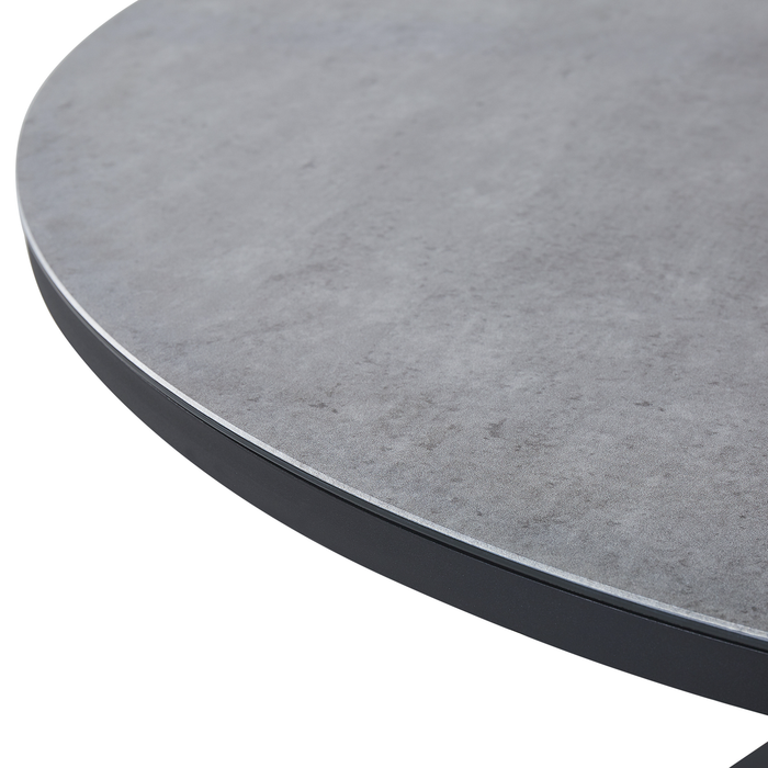 Beliani - MALETTO - Tuintafel - Grijs - 120 x 120 cm - Aluminium