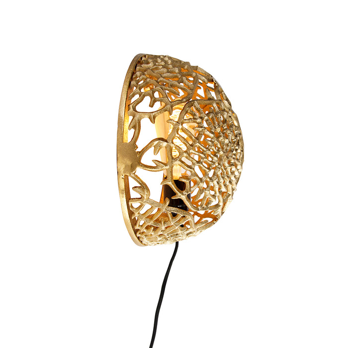 QAZQA Art deco wandlamp goud - Maro
