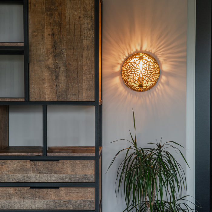 QAZQA Art deco wandlamp goud - Maro