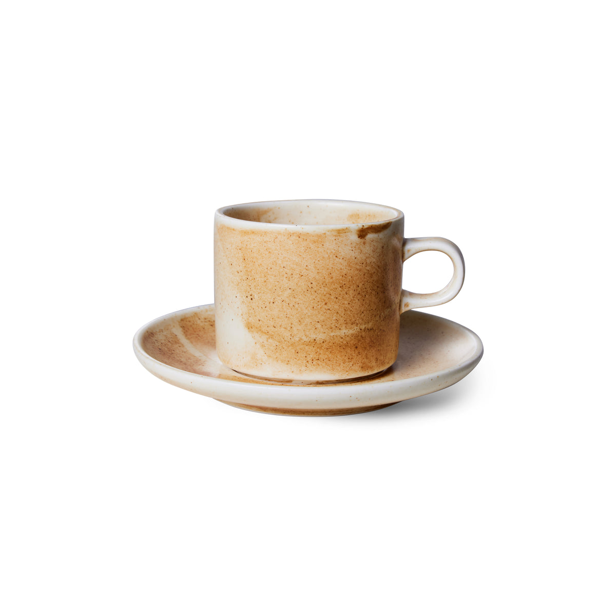 HKliving Chef Ceramics Kop & Schotel - Rustic Cream
