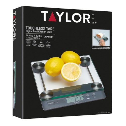 Taylor - Keukenweegschaal, Digitaal, Contactloze Tarra, 14.4 KG - Tayl