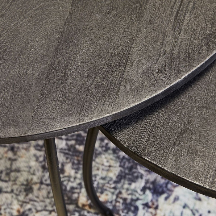 Homestylingshop Salontafel - ronde salontafel - salontafel hout