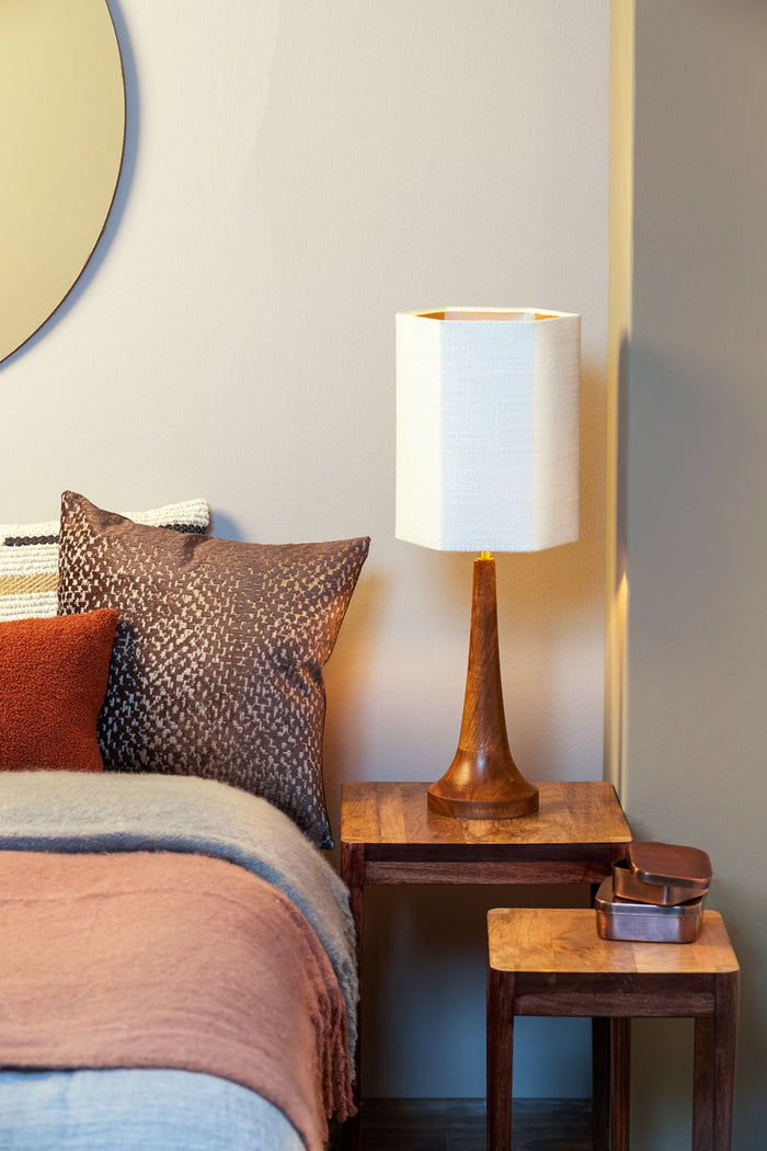 Light & Living Lampenkap Savernu - Crème - 20x20x26cm