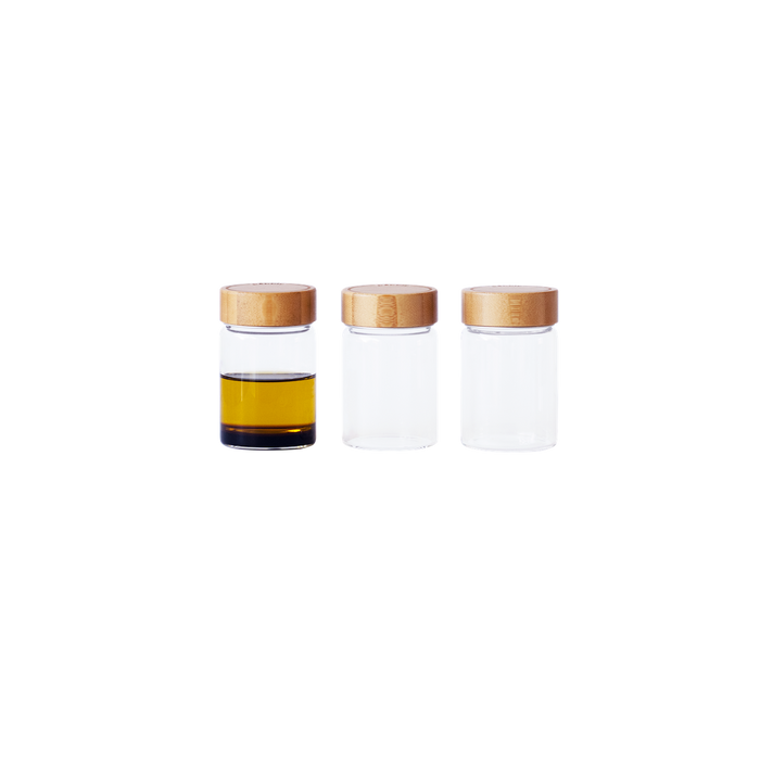 Pebbly - Kruidenpotjes, Set van 3 Stuks, Bamboe, 750 ML  - Pebbly