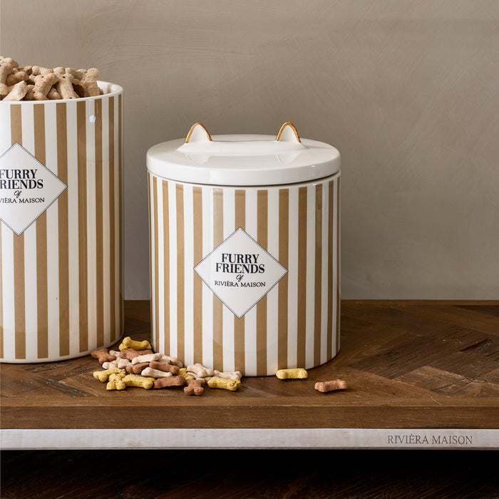 Riviera Maison Voorraadpot Furry Friends Cat Wit