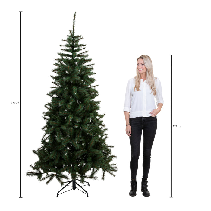 Triumph Tree Forest Frosted Kunstkerstboom - H230 cm x Ø157 - Groen