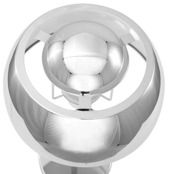 Beliani - SENETTE - Tafellamp - Zilver - Metaal