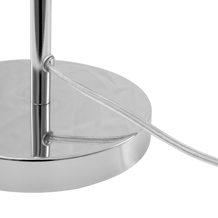 Beliani - SENETTE - Tafellamp - Zilver - Metaal