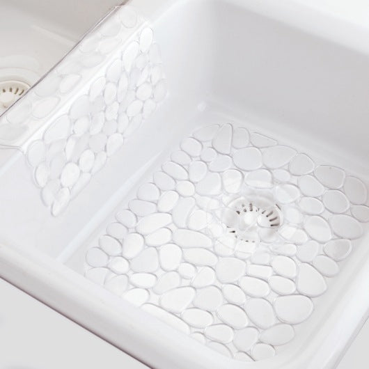 Gootsteenmat, Stenenlook, 31.1 x 26.7 x 0.3 cm - iDesign | Pebblz