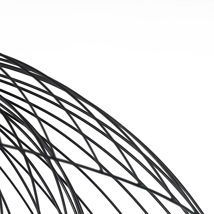 QAZQA Design plafondlamp zwart met dubbel kap 66cm - Pua