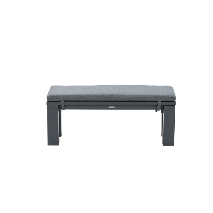 Garden Impressions Nika sportbank 115,5 x 43 cm - donker grijs