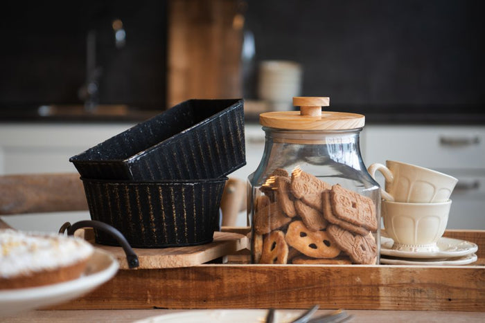 Clayre & Eef Voorraadpot  2800 ml Glas Voorraadbus