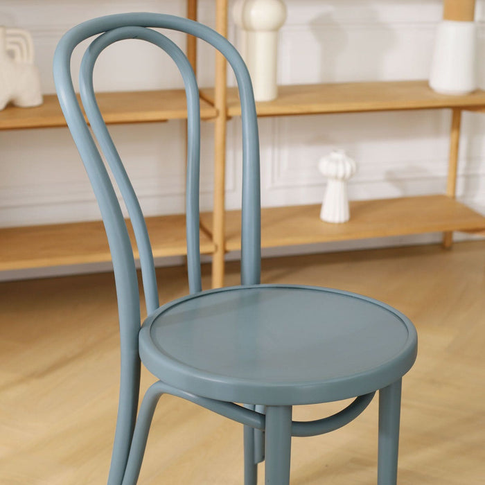 Fameg Vienna Thonet No.14 Houten Bistrostoel Blauw