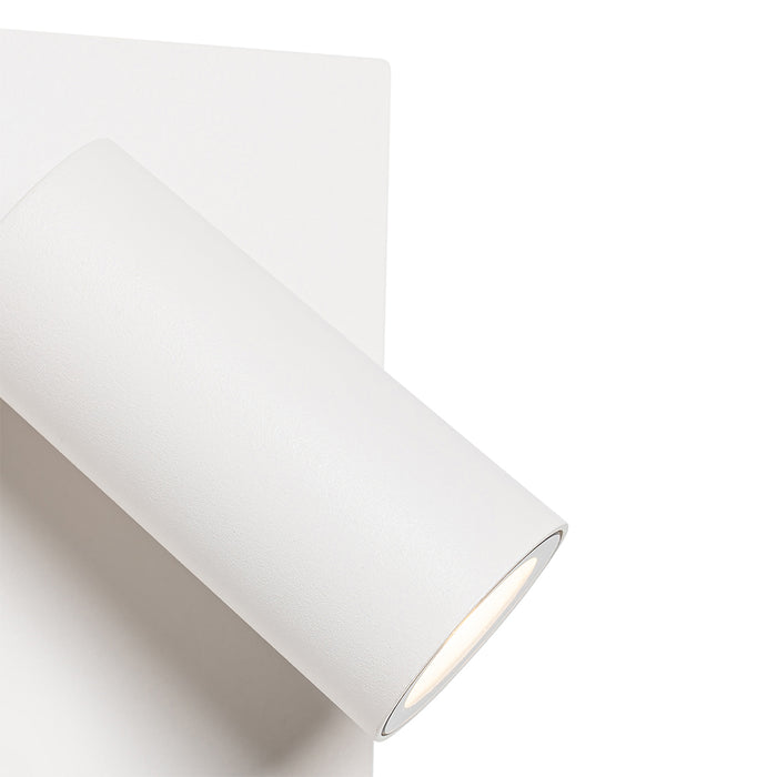 QAZQA Buiten wandlamp wit incl. LED IP54 bewegingssensor - Simon