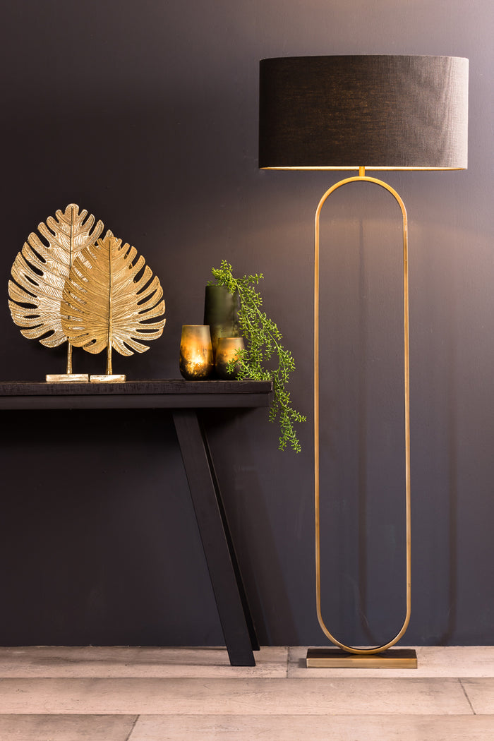 Light & Living Light&living Vloerlamp 30x15x142 cm JAMIRI antiek brons
