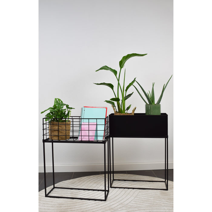 LOFT42 Atlanta Plantentafel - Zwart - Metaal