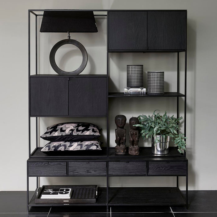 Riviera Maison Rectangular Lampshade black 15x60