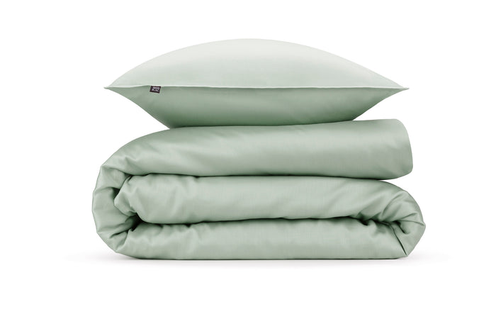 Zo!Home Satinado Dekbedovertrek 240 x 220 cm - Foam Green