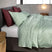 Zo!Home Satinado Dekbedovertrek 240 x 220 cm - Foam Green