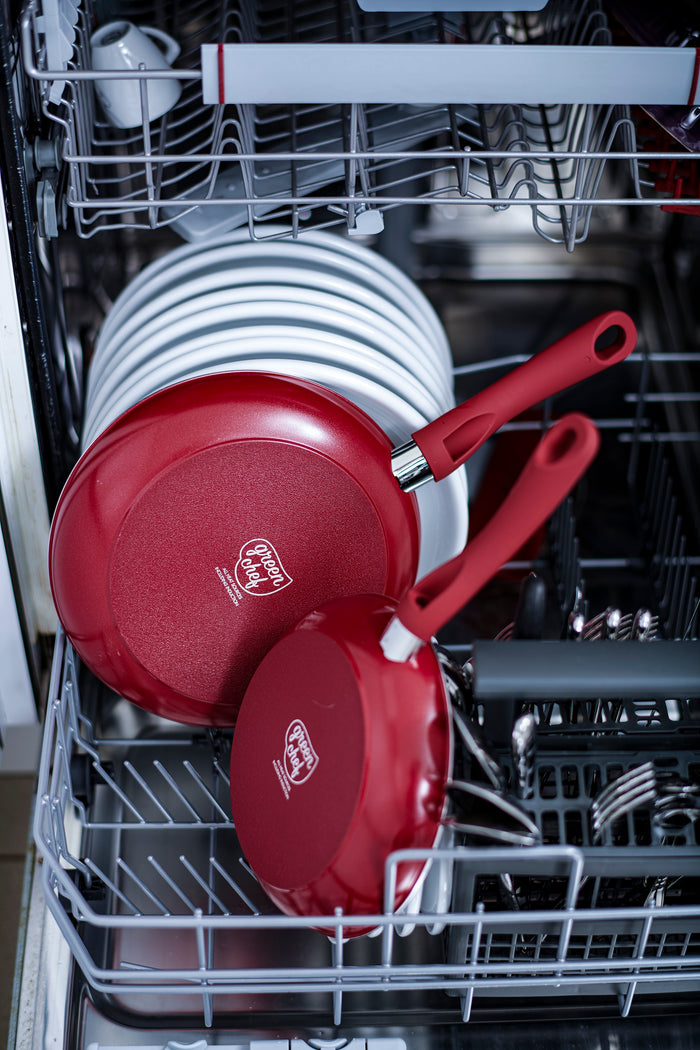 GreenChef Diamond Inductie Koekenpan - Ø24 cm - keramisch - rood
