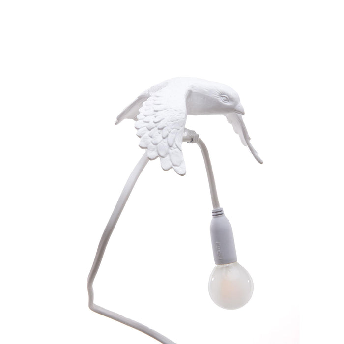 Sparrow Taking Off klemlamp