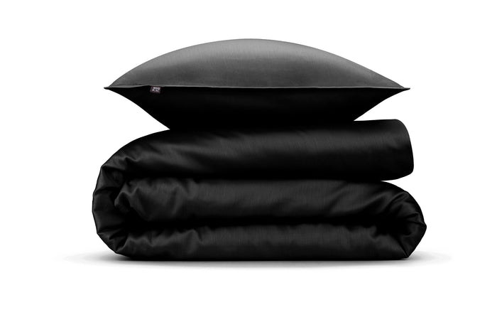 Zo!Home Satinado Dekbedovertrek 200 x 220 cm - Night Black