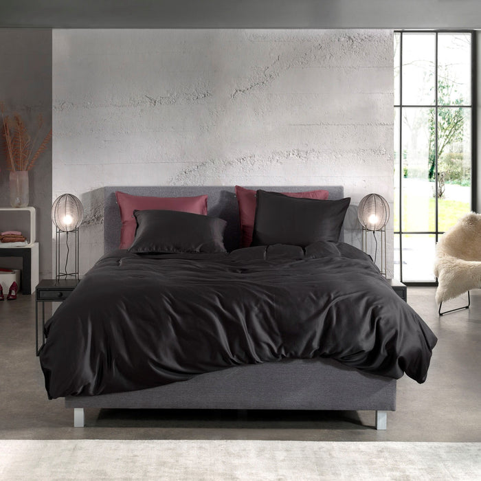 Zo!Home Satinado Dekbedovertrek 240 x 220 cm - Night Black