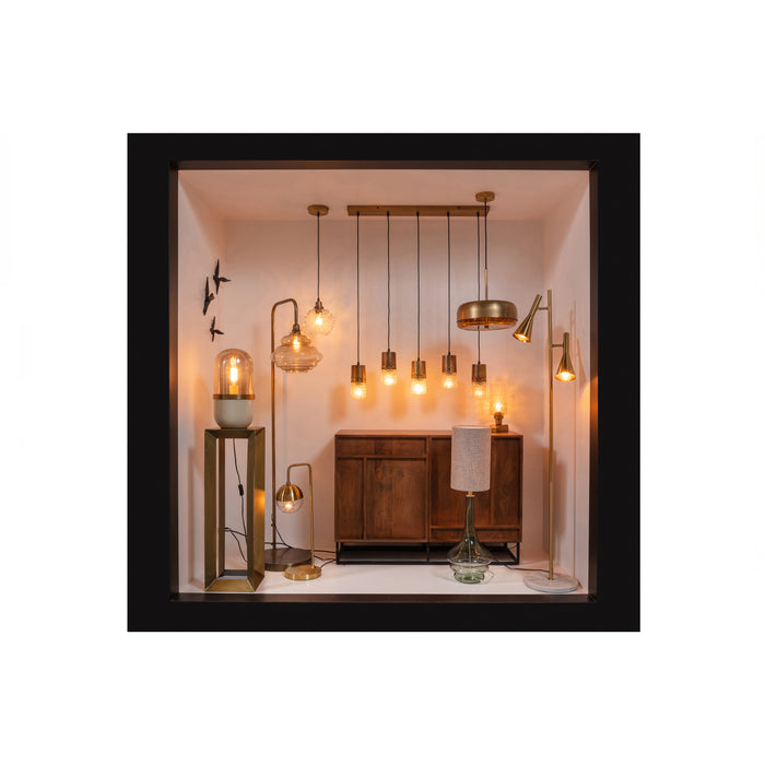 WOOOD Charge Tafellamp - Metaal|Glas - Antique Brass - 31x12x10