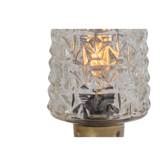 WOOOD Charge Tafellamp - Metaal|Glas - Antique Brass - 31x12x10