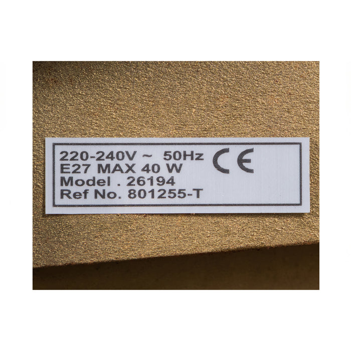 WOOOD Charge Tafellamp - Metaal|Glas - Antique Brass - 31x12x10