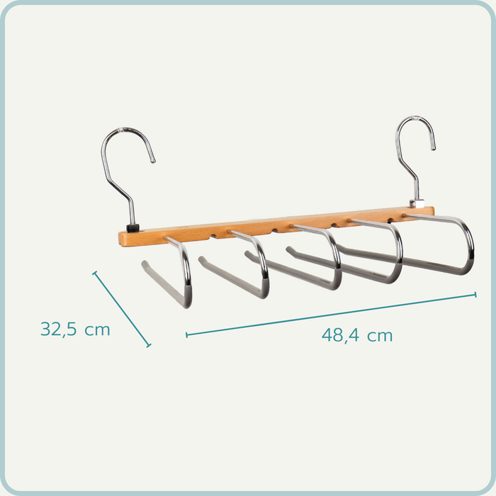Nordix Kledinghangers Broekhanger Broekenhanger Ruimtebesparend 5 D...