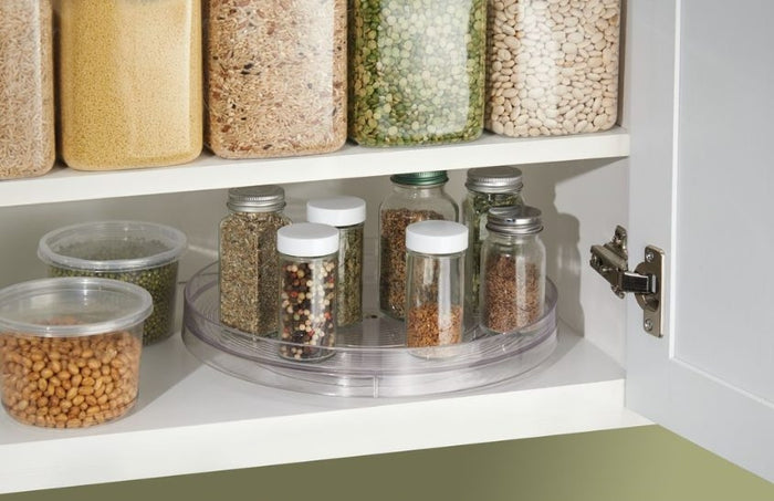 Lazy Susan Draaiplateau, 28.7 cm, Kunststof, Transparant - iDesign | L